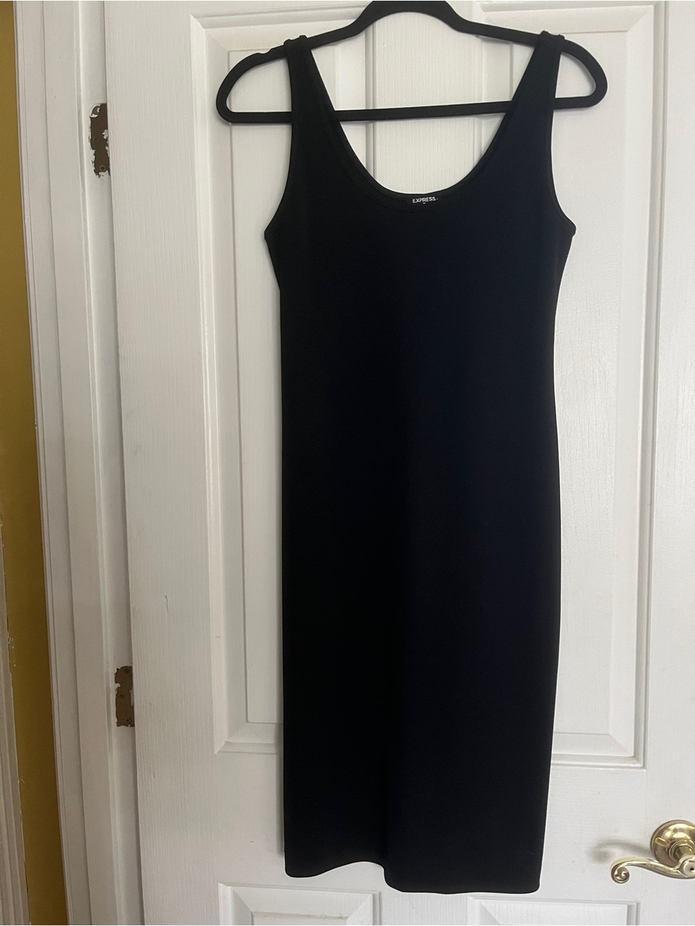 Express Black Tank Midi Dress size medium